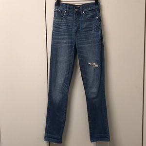 Madewell High Waisted Rigid Skinny Jean